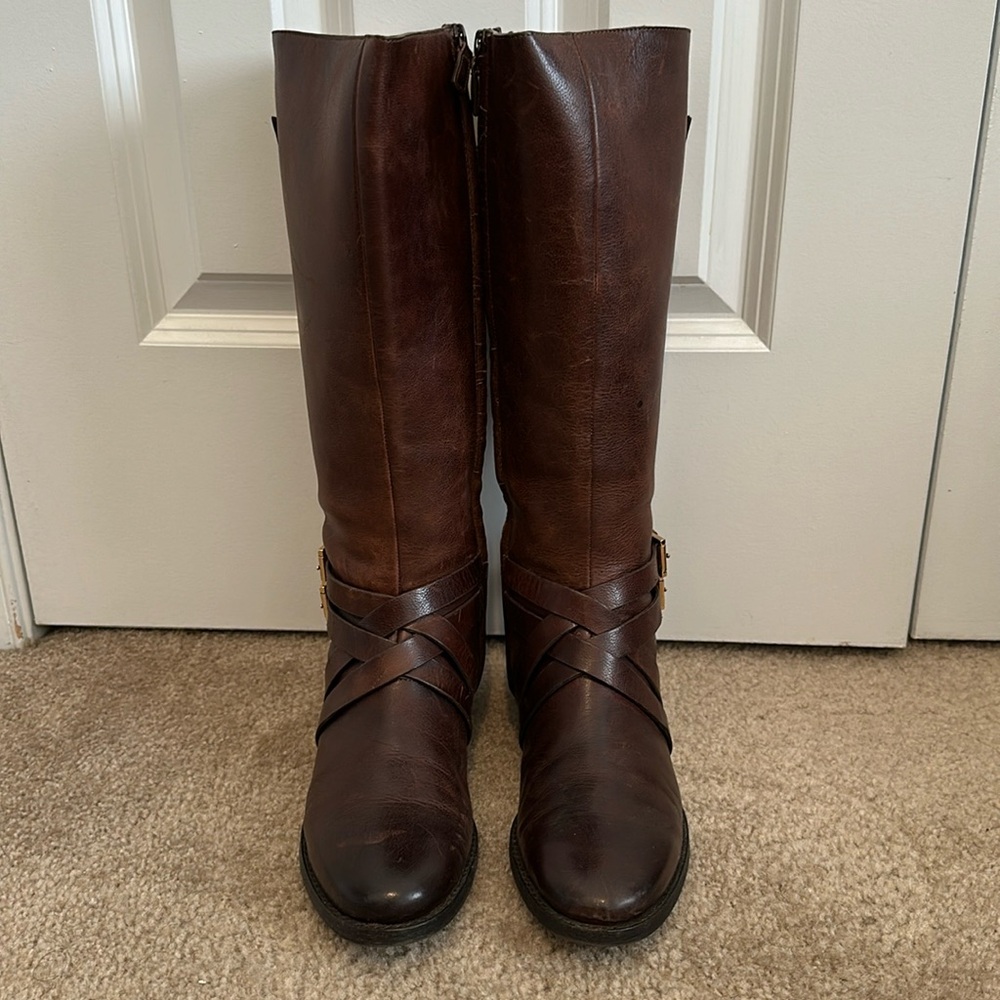 Cole Haan Air Petra boots in Dark brown
